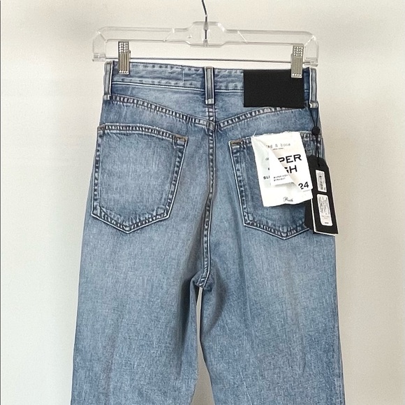 Rag & Bone MELANIE RUTH SUPER HIGH-RISE STRAIGHT jeans with tags, never worn. - Picture 6 of 7